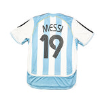 Buy 2005/07 Argentina Messi 19 Home Shirt (M) Adidas ~ Free worldwide shipping ~ Authentic Vintage Football Shirts from Cult Kits