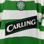 Shop 2005/07 CELTIC LARSSON #7 HOME SHIRT (M) NIKE, classic football shirts, vintage football shirts & retro soccer jerseys at Cult Kits