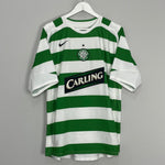 Shop 2005/07 CELTIC LARSSON #7 HOME SHIRT (M) NIKE, classic football shirts, vintage football shirts & retro soccer jerseys at Cult Kits