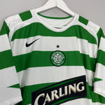 Shop 2005/07 CELTIC LARSSON #7 HOME SHIRT (M) NIKE, classic football shirts, vintage football shirts & retro soccer jerseys at Cult Kits