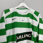 Shop 2005/07 CELTIC L/S HOME SHIRT (L) NIKE, classic football shirts, vintage football shirts & retro soccer jerseys at Cult Kits