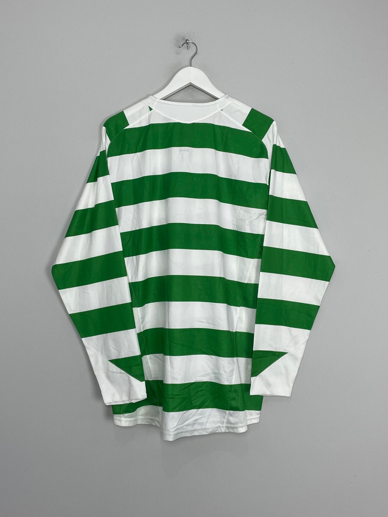 Shop 2005/07 CELTIC L/S HOME SHIRT (L) NIKE, classic football shirts, vintage football shirts & retro soccer jerseys at Cult Kits