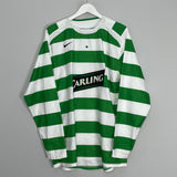 Shop 2005/07 CELTIC L/S HOME SHIRT (L) NIKE, classic football shirts, vintage football shirts & retro soccer jerseys at Cult Kits