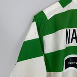 Shop 2005/07 CELTIC NAKAMURA #25 HOME SHIRT (M) NIKE, classic football shirts, vintage football shirts & retro soccer jerseys at Cult Kits