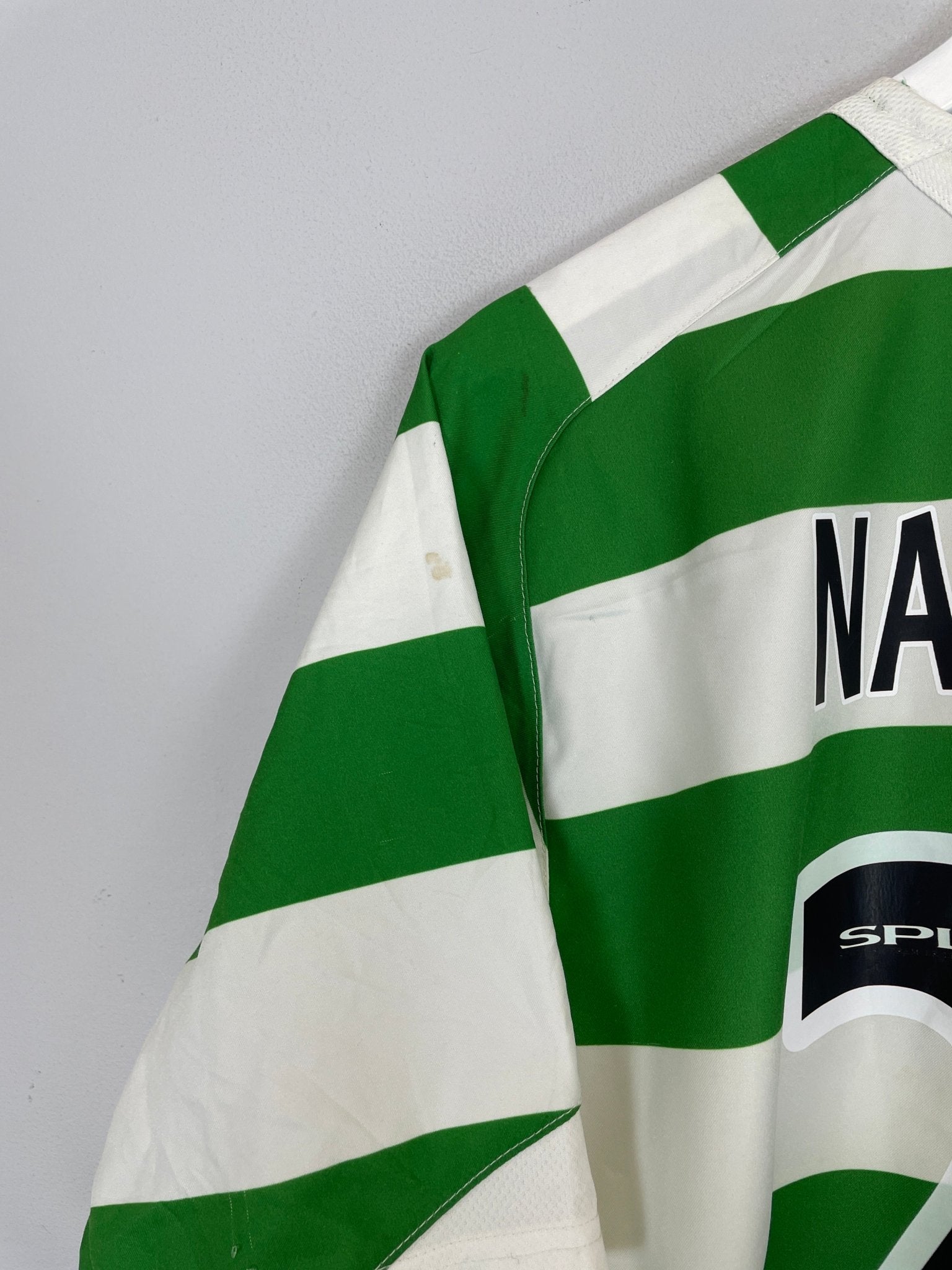 Shop 2005/07 CELTIC NAKAMURA #25 HOME SHIRT (M) NIKE, classic football shirts, vintage football shirts & retro soccer jerseys at Cult Kits