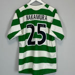 Shop 2005/07 CELTIC NAKAMURA #25 HOME SHIRT (M) NIKE, classic football shirts, vintage football shirts & retro soccer jerseys at Cult Kits