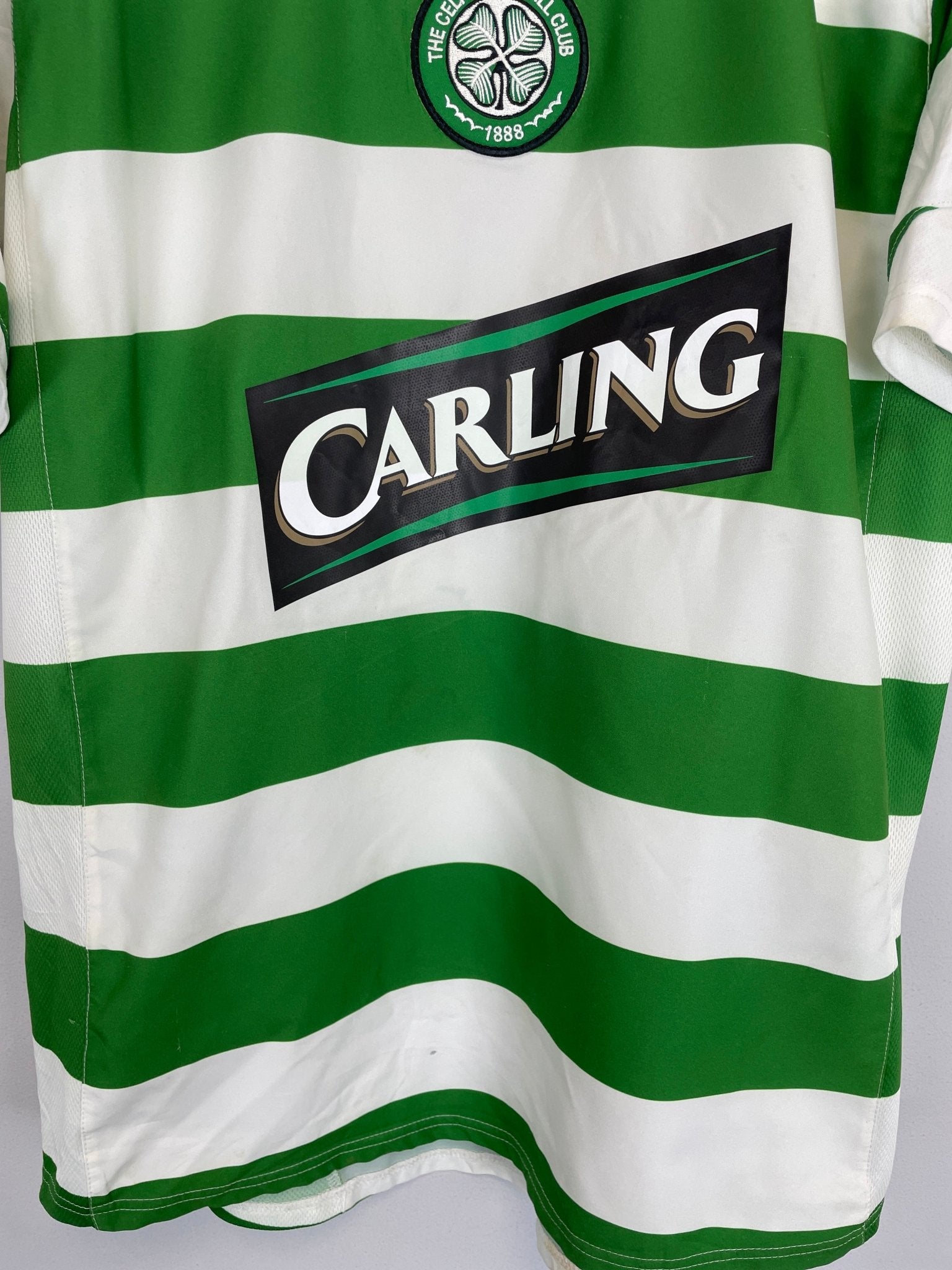 Shop 2005/07 CELTIC NAKAMURA #25 HOME SHIRT (M) NIKE, classic football shirts, vintage football shirts & retro soccer jerseys at Cult Kits