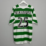 Shop 2005/07 CELTIC NAKAMURA #25 HOME SHIRT (XL) NIKE, classic football shirts, vintage football shirts & retro soccer jerseys at Cult Kits