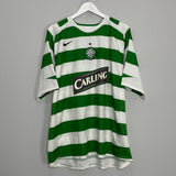 Shop 2005/07 CELTIC NAKAMURA #25 HOME SHIRT (XL) NIKE, classic football shirts, vintage football shirts & retro soccer jerseys at Cult Kits