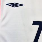 Buy 2005/07 England Beckham 7 Home Shirt (M) Umbro ~ Free worldwide shipping ~ Authentic Vintage Football Shirts from Cult Kits