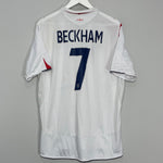 Shop 2005/07 ENGLAND BECKHAM #7 HOME SHIRT (XL) UMBRO, classic football shirts, vintage football shirts & retro soccer jerseys at Cult Kits
