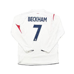 Buy 2005/07 England Beckham 7 L/S Home Shirt (L) Umbro ~ Free worldwide shipping available ~ Authentic Vintage Football Shirts from Cult Kits