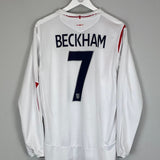 2005/07 ENGLAND BECKHAM 7 L/S HOME SHIRT (L) UMBRO - Cult Kits - Large - Buy Vintage Football Shirts, Authentic Retro Football Shirts For Sale, Classic Football Shirts & Soccer Jersey