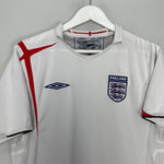 Shop 2005/07 ENGLAND HOME SHIRT (M) UMBRO, classic football shirts, vintage football shirts & retro soccer jerseys at Cult Kits