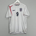 Shop 2005/07 ENGLAND ROONEY #9 HOME SHIRT (L) UMBRO, classic football shirts, vintage football shirts & retro soccer jerseys at Cult Kits
