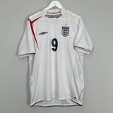 Shop 2005/07 ENGLAND ROONEY #9 HOME SHIRT (L) UMBRO, classic football shirts, vintage football shirts & retro soccer jerseys at Cult Kits
