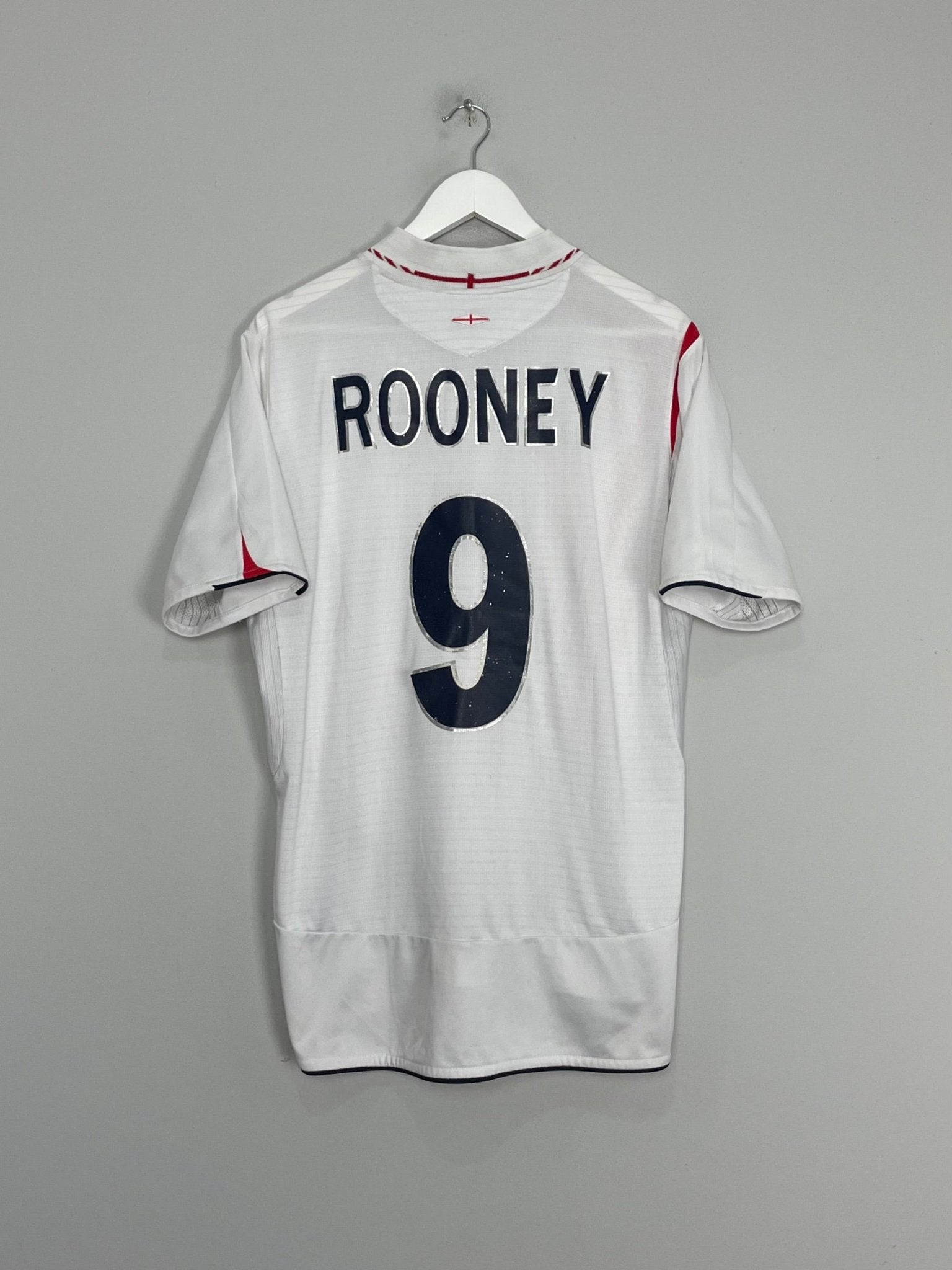 2005/07 ENGLAND ROONEY #9 HOME SHIRT (L) UMBRO – Cult Kits