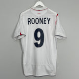 Shop 2005/07 ENGLAND ROONEY #9 HOME SHIRT (L) UMBRO, classic football shirts, vintage football shirts & retro soccer jerseys at Cult Kits
