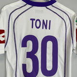 2005/07 FIORENTINA TONI 30 AWAY SHIRT (M) LOTTO - Cult Kits - Medium - Buy Vintage Football Shirts, Authentic Retro Football Shirts For Sale, Classic Football Shirts & Soccer Jersey