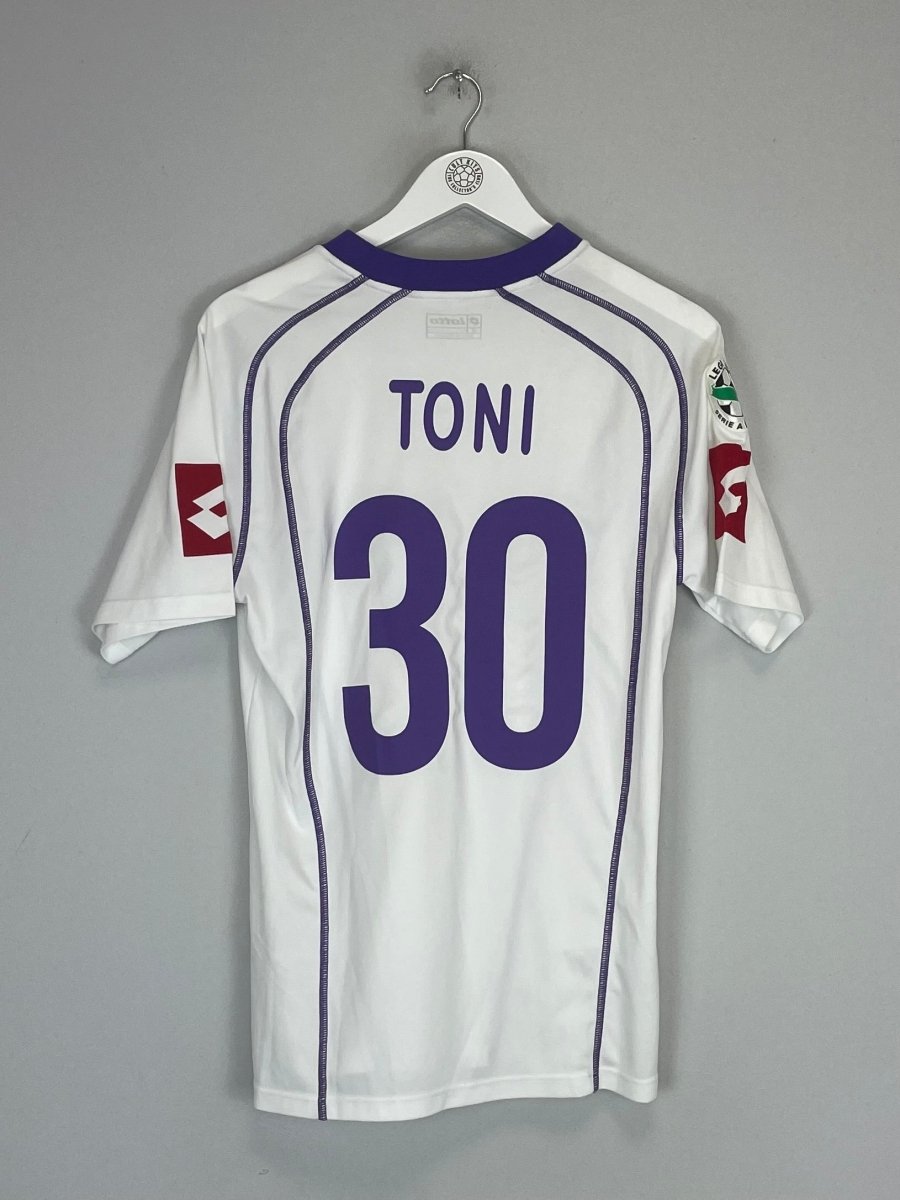 2005/07 FIORENTINA TONI 30 AWAY SHIRT (M) LOTTO - Cult Kits - Medium - Buy Vintage Football Shirts, Authentic Retro Football Shirts For Sale, Classic Football Shirts & Soccer Jersey