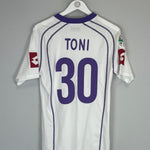 2005/07 FIORENTINA TONI 30 AWAY SHIRT (M) LOTTO - Cult Kits - Medium - Buy Vintage Football Shirts, Authentic Retro Football Shirts For Sale, Classic Football Shirts & Soccer Jersey