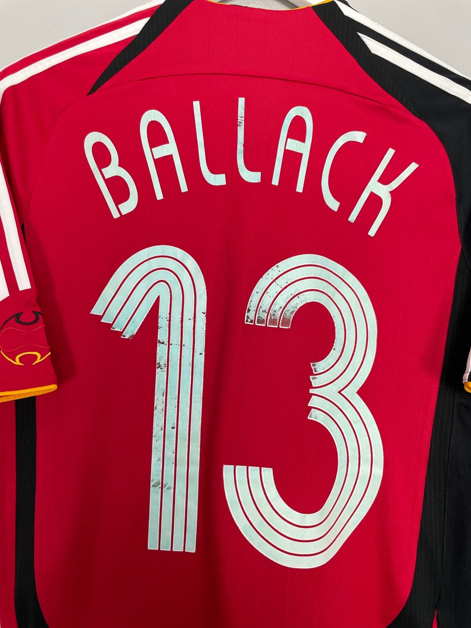 Shop 2005/07 GERMANY BALLACK #13 AWAY SHIRT (S) ADIDAS, classic football shirts, vintage football shirts & retro soccer jerseys at Cult Kits
