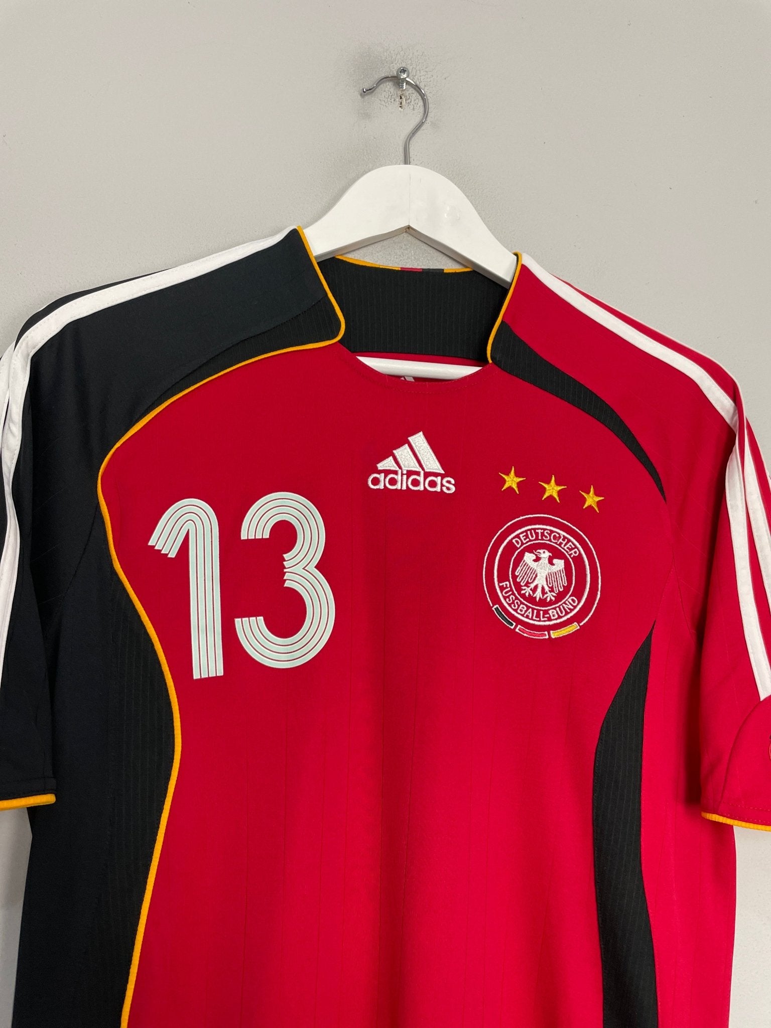 Shop 2005/07 GERMANY BALLACK #13 AWAY SHIRT (S) ADIDAS, classic football shirts, vintage football shirts & retro soccer jerseys at Cult Kits