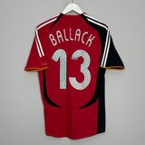 Shop 2005/07 GERMANY BALLACK #13 AWAY SHIRT (S) ADIDAS, classic football shirts, vintage football shirts & retro soccer jerseys at Cult Kits