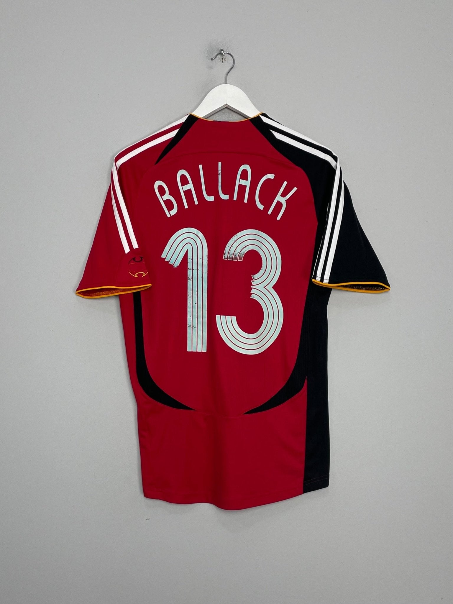 Shop 2005/07 GERMANY BALLACK #13 AWAY SHIRT (S) ADIDAS, classic football shirts, vintage football shirts & retro soccer jerseys at Cult Kits