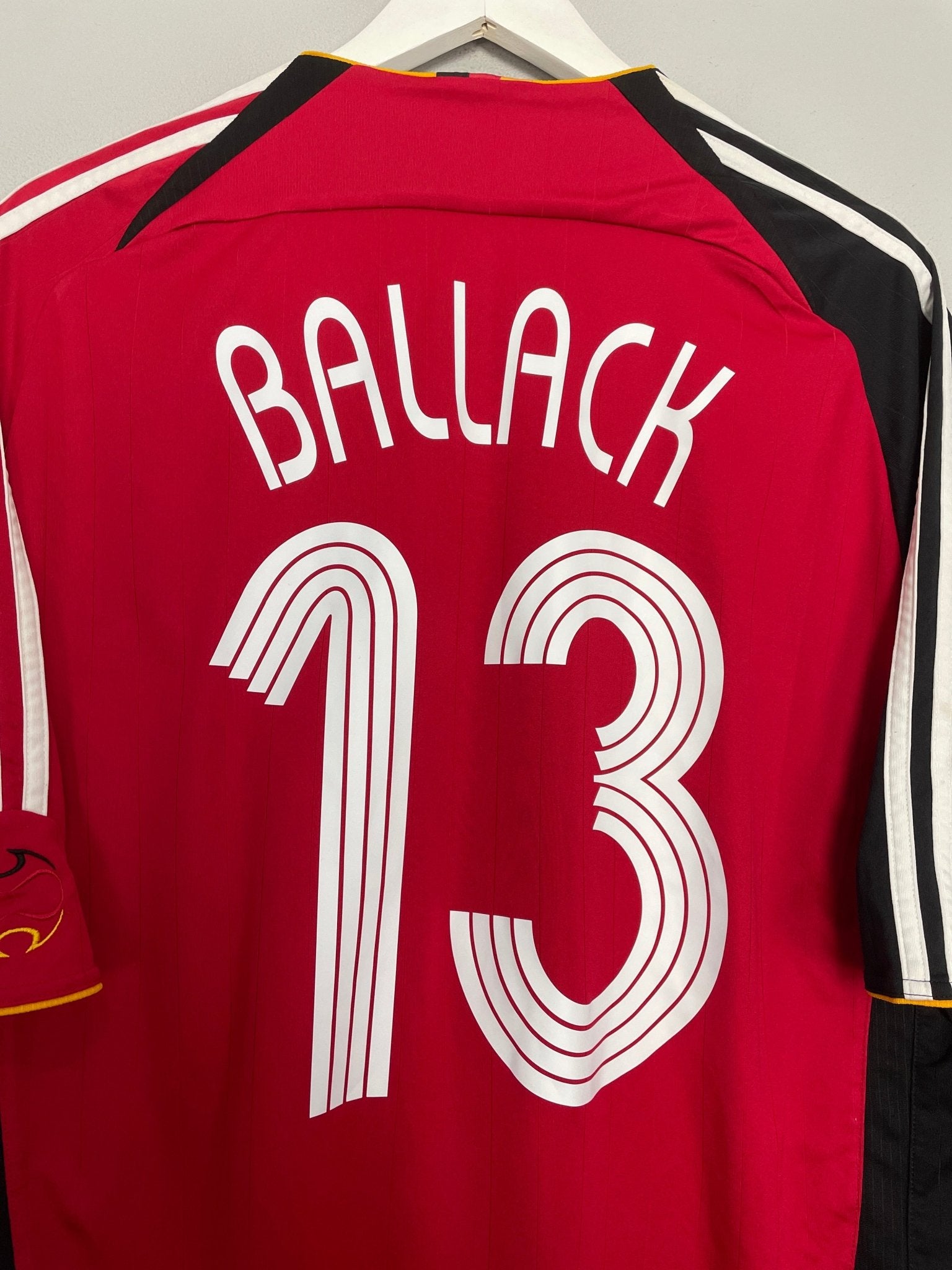 Shop 2005/07 GERMANY BALLACK #13 AWAY SHIRT (XXL) ADIDAS, classic football shirts, vintage football shirts & retro soccer jerseys at Cult Kits