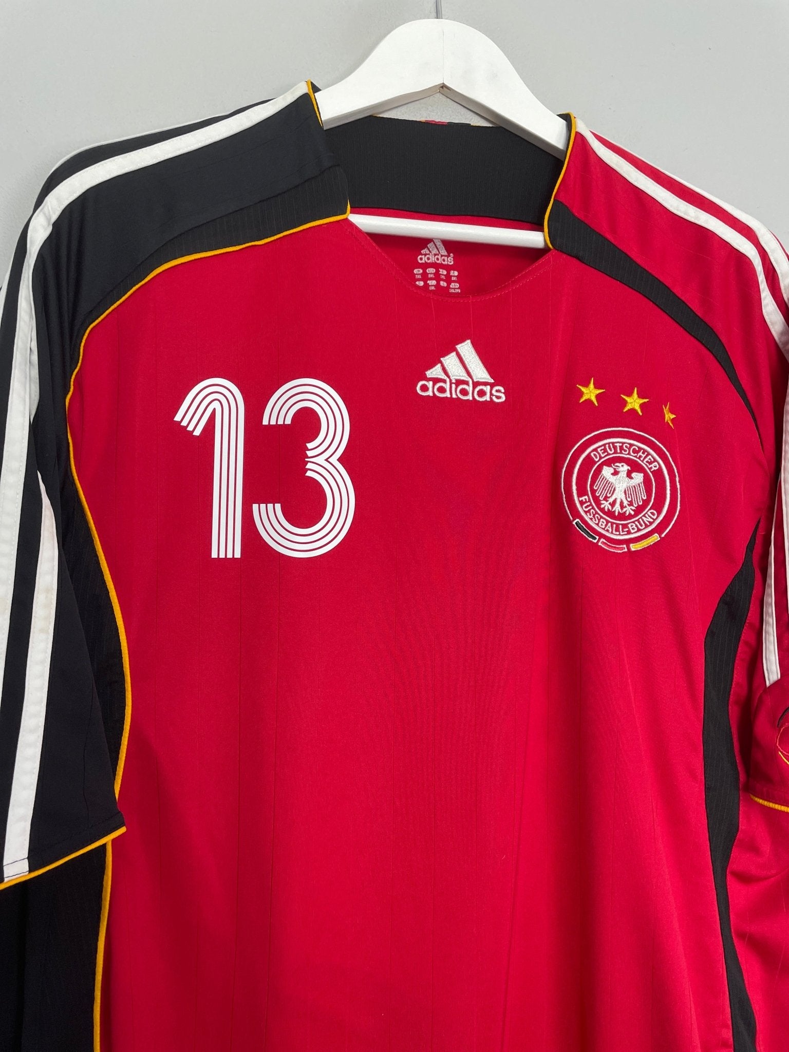 Shop 2005/07 GERMANY BALLACK #13 AWAY SHIRT (XXL) ADIDAS, classic football shirts, vintage football shirts & retro soccer jerseys at Cult Kits