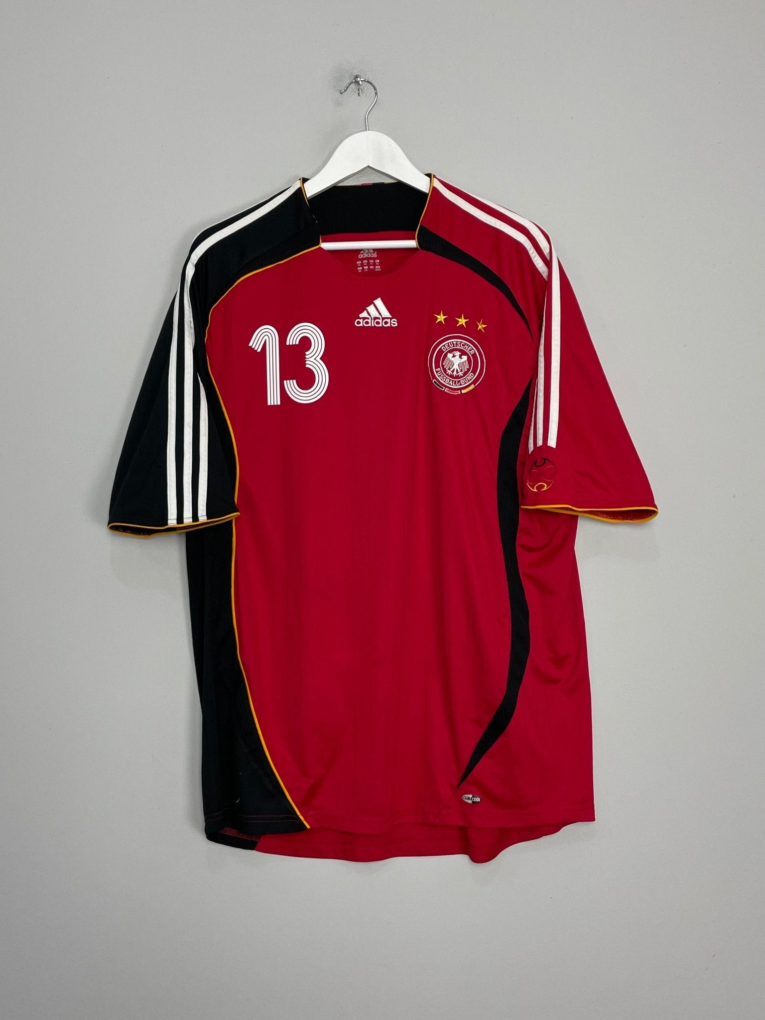 Shop 2005/07 GERMANY BALLACK #13 AWAY SHIRT (XXL) ADIDAS, classic football shirts, vintage football shirts & retro soccer jerseys at Cult Kits