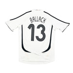 Buy 2005/07 Germany Ballack 13 Home Shirt (M) Adidas ~ Free worldwide shipping ~ Authentic Vintage Football Shirts from Cult Kits