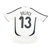 Buy 2005/07 Germany Ballack 13 Home Shirt (M) Adidas ~ Free worldwide shipping ~ Authentic Vintage Football Shirts from Cult Kits