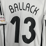 Shop 2005/07 GERMANY BALLACK #13 HOME SHIRT (M) ADIDAS, classic football shirts, vintage football shirts & retro soccer jerseys at Cult Kits