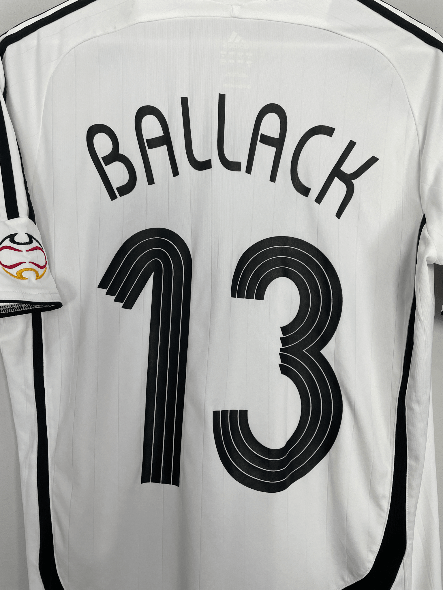 Shop 2005/07 GERMANY BALLACK #13 HOME SHIRT (M) ADIDAS, classic football shirts, vintage football shirts & retro soccer jerseys at Cult Kits