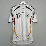 Shop 2005/07 GERMANY OZIL #17 HOME SHIRT (M) ADIDAS, classic football shirts, vintage football shirts & retro soccer jerseys at Cult Kits