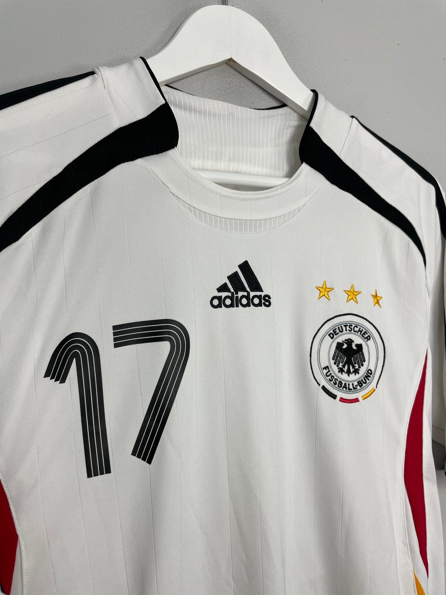 Shop 2005/07 GERMANY OZIL #17 HOME SHIRT (M) ADIDAS, classic football shirts, vintage football shirts & retro soccer jerseys at Cult Kits