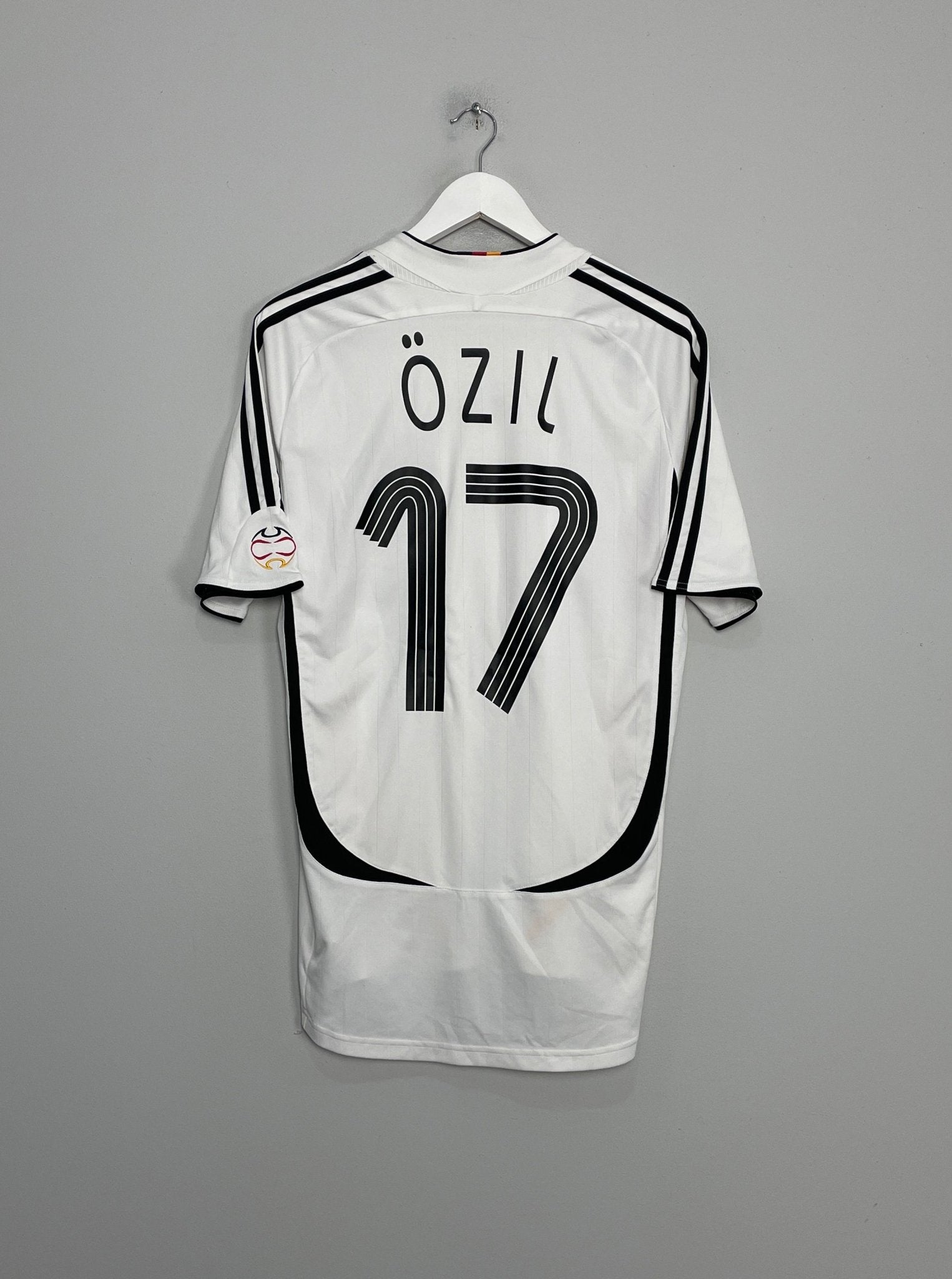 Shop 2005/07 GERMANY OZIL #17 HOME SHIRT (M) ADIDAS, classic football shirts, vintage football shirts & retro soccer jerseys at Cult Kits