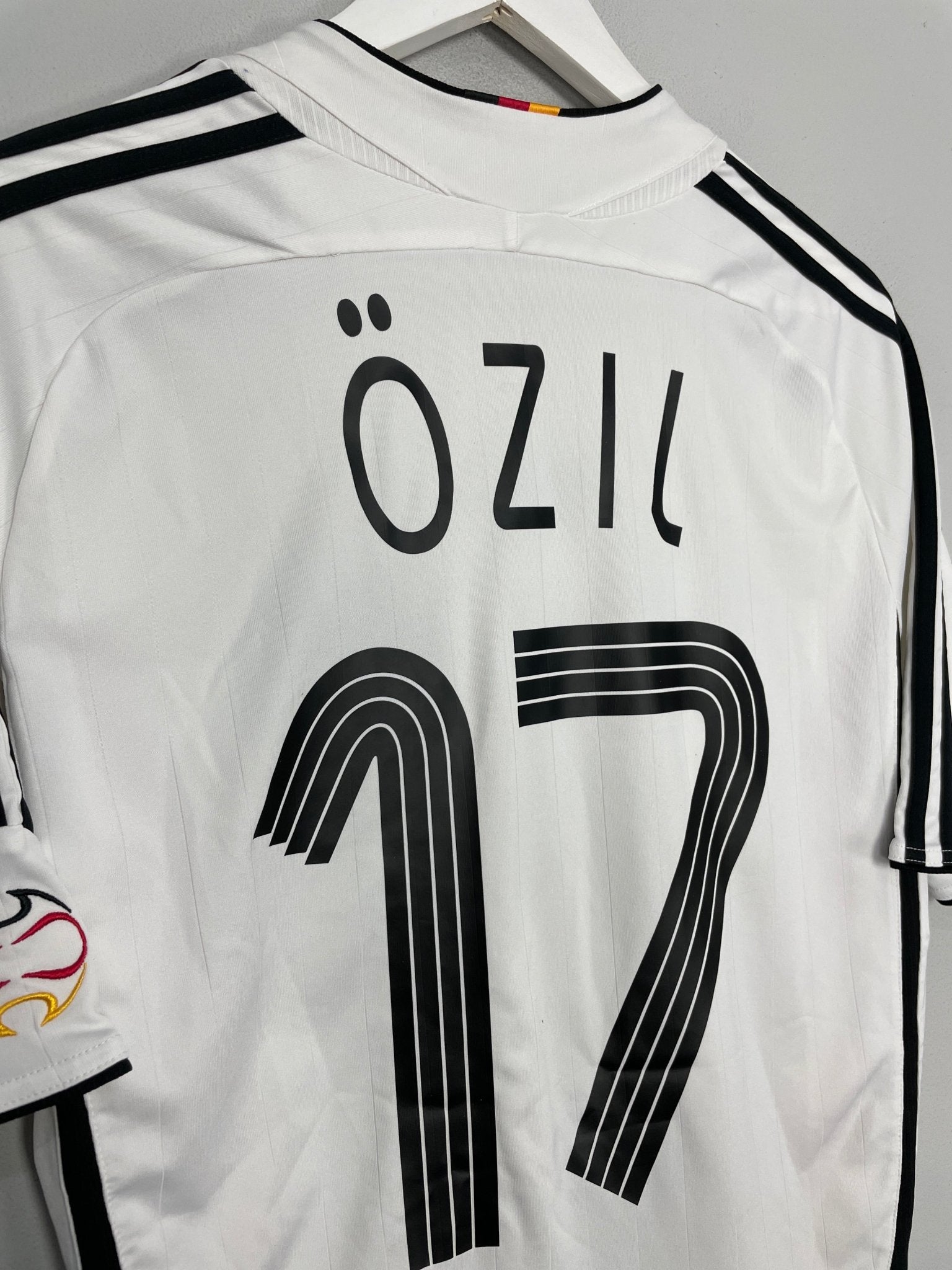 Shop 2005/07 GERMANY OZIL #17 HOME SHIRT (M) ADIDAS, classic football shirts, vintage football shirts & retro soccer jerseys at Cult Kits