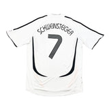 Buy 2005/07 Germany Schweinsteiger 7 Home Shirt (L) Adidas ~ Free worldwide shipping ~ Authentic Vintage Football Shirts from Cult Kits