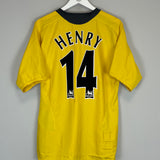 2005/06 ARSENAL HENRY #14 AWAY SHIRT (L) NIKE