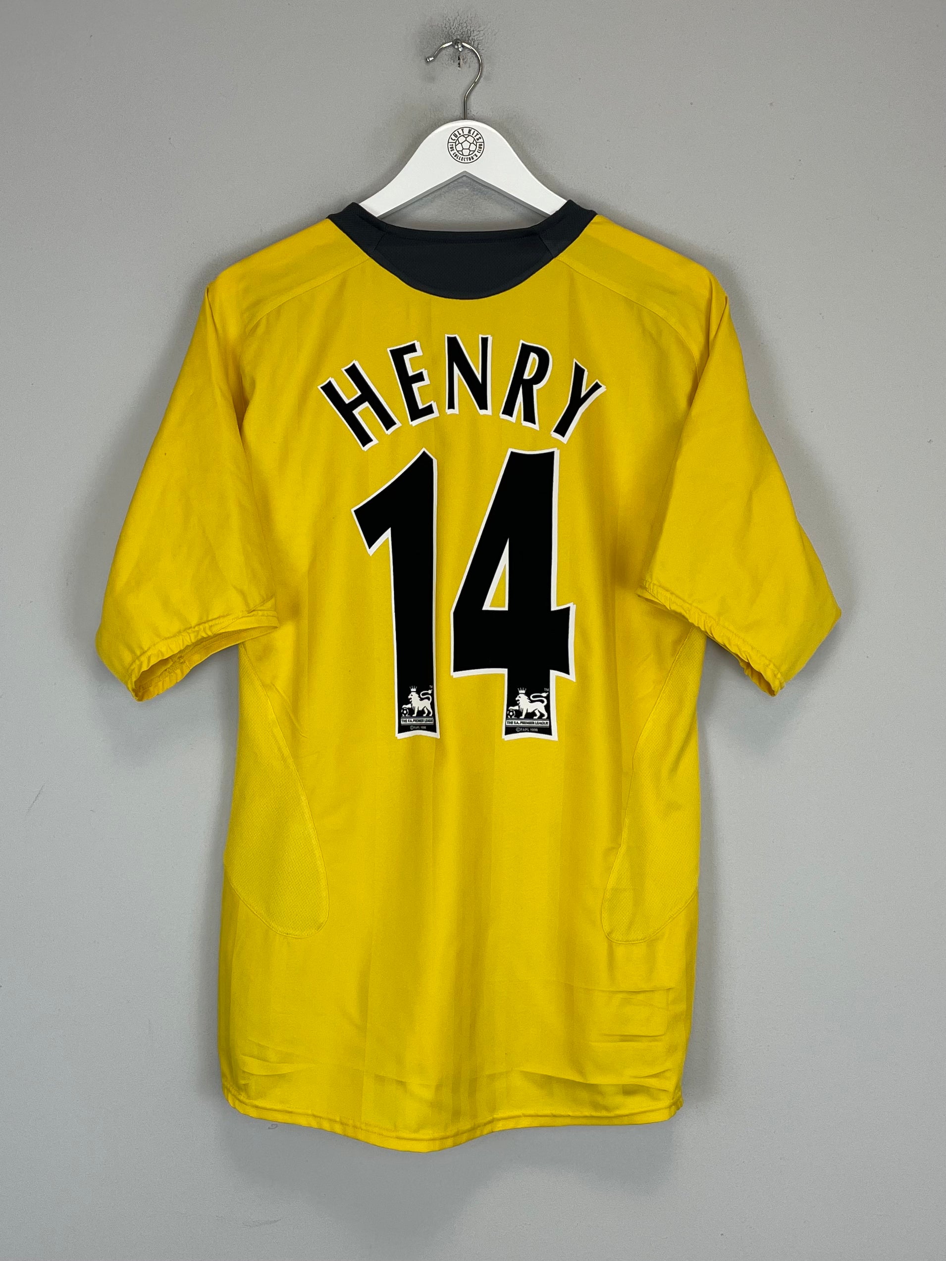 2005/06 ARSENAL HENRY #14 AWAY SHIRT (L) NIKE