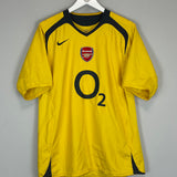 2005/06 ARSENAL HENRY #14 AWAY SHIRT (L) NIKE O2 SECOND TOTAL 90 FINAL