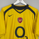 2005/06 ARSENAL HENRY #14 AWAY SHIRT (L) NIKE UCL TOTAL90 THIERRY 
