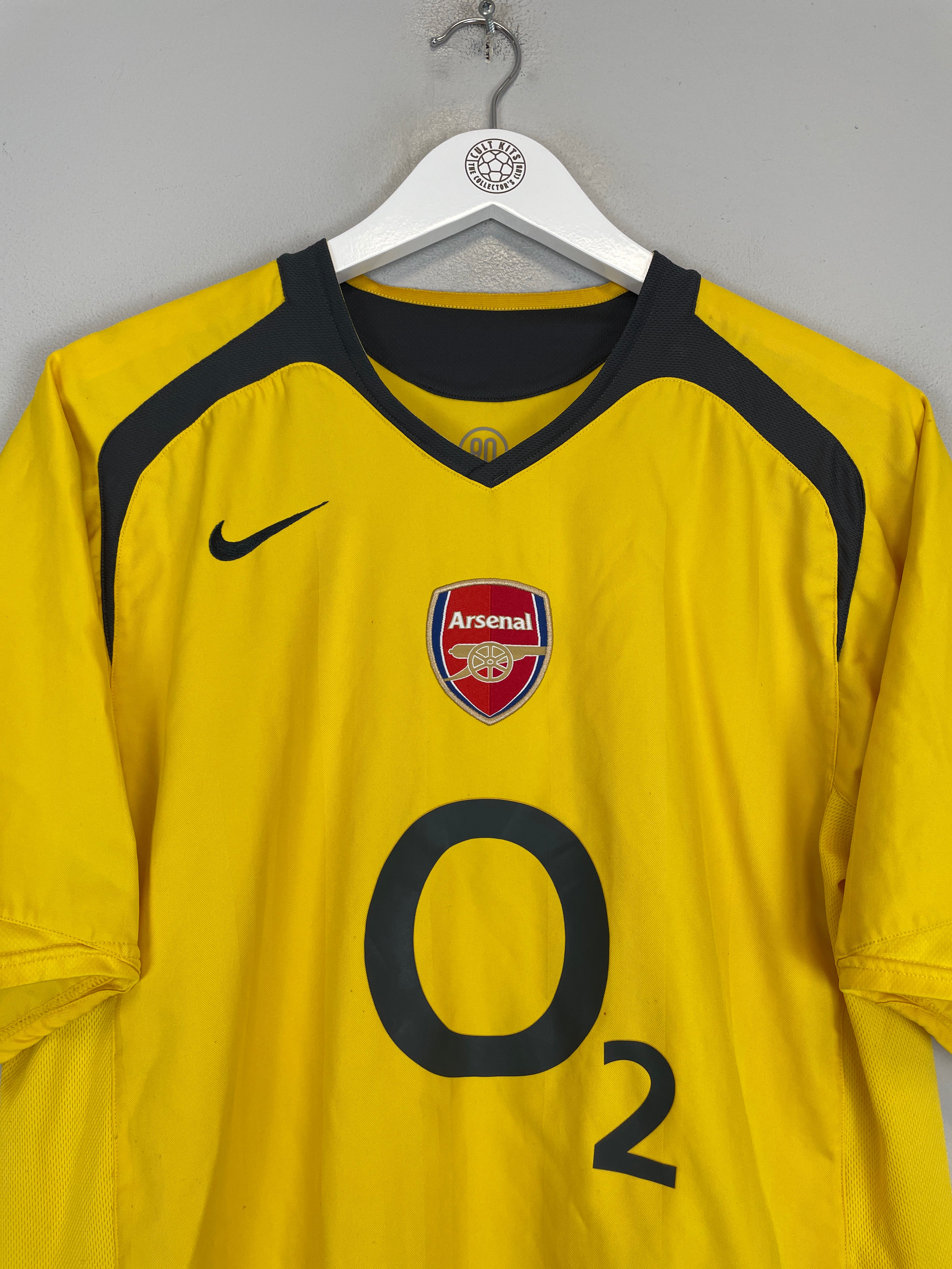 2005/06 ARSENAL HENRY #14 AWAY SHIRT (L) NIKE UCL TOTAL90 THIERRY 
