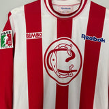 Shop 2006 CHIVAS GUADALAJARA *CENTENARY* L/S HOME SHIRT (S) REEBOK, classic football shirts, vintage football shirts & retro soccer jerseys at Cult Kits