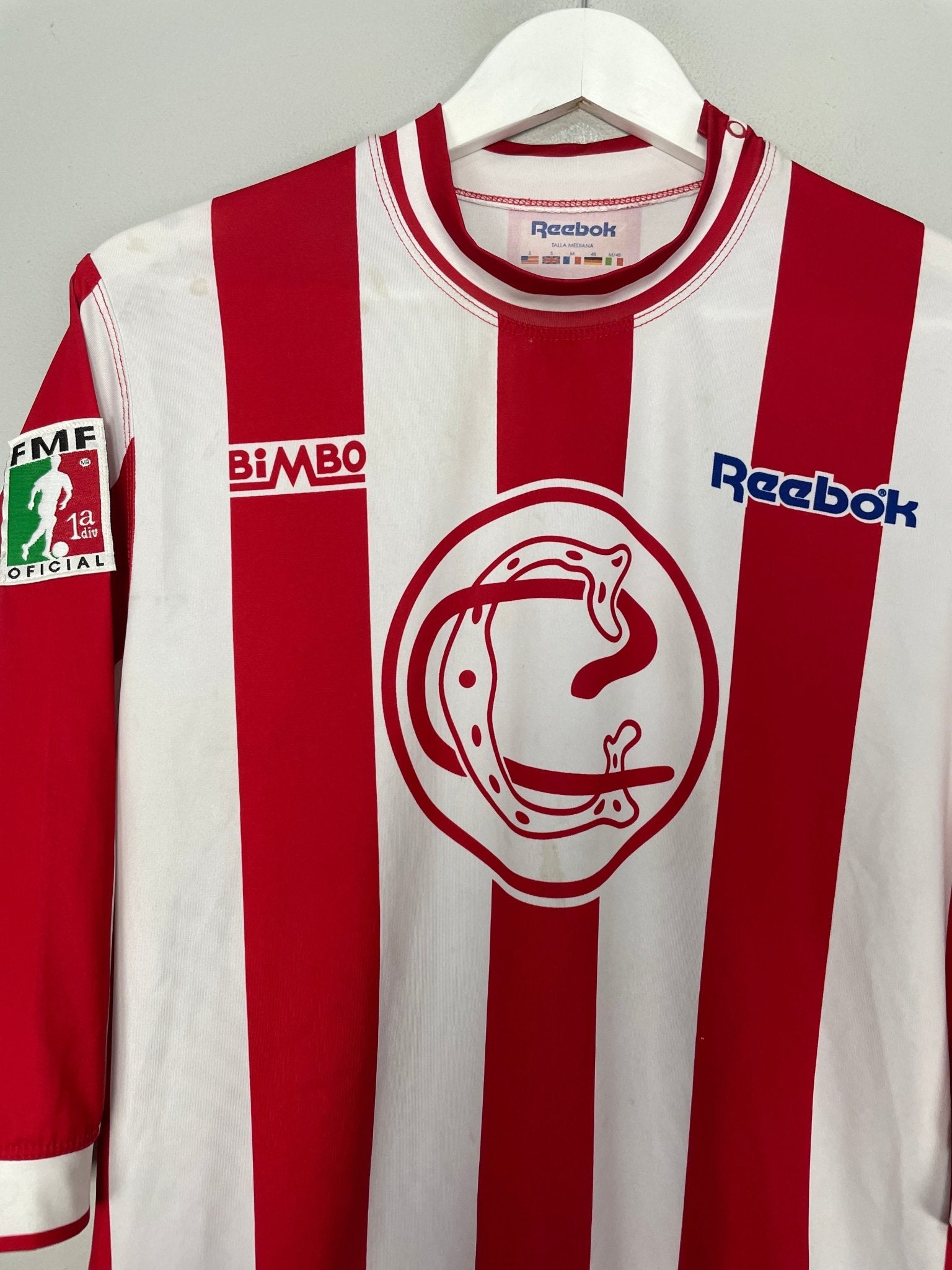 Shop 2006 CHIVAS GUADALAJARA *CENTENARY* L/S HOME SHIRT (S) REEBOK, classic football shirts, vintage football shirts & retro soccer jerseys at Cult Kits