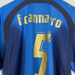 Shop 2006 ITALY **CANNAVARO #5 HOME SHIRT (XXL) PUMA, classic football shirts, vintage football shirts & retro soccer jerseys at Cult Kits