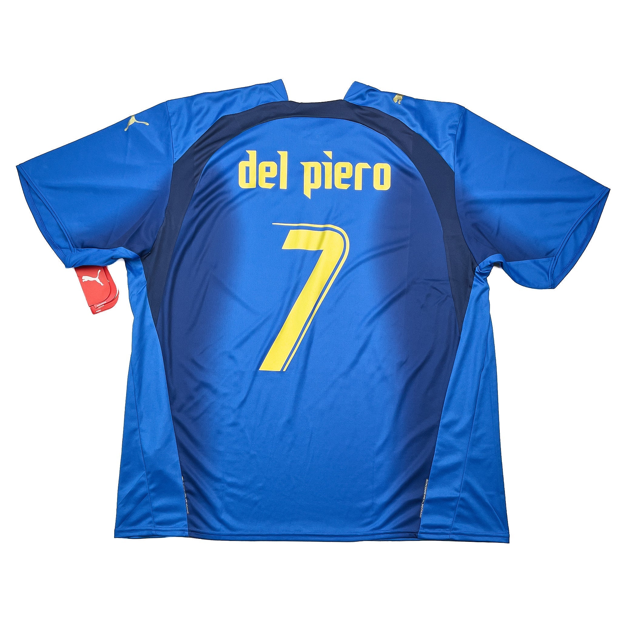 Buy 2006 Italy Del Piero 7 *BNWT with Defects* Home Shirt (XXL) Puma ~ Free worldwide shipping ~ Authentic Vintage Football Shirts from Cult Kits